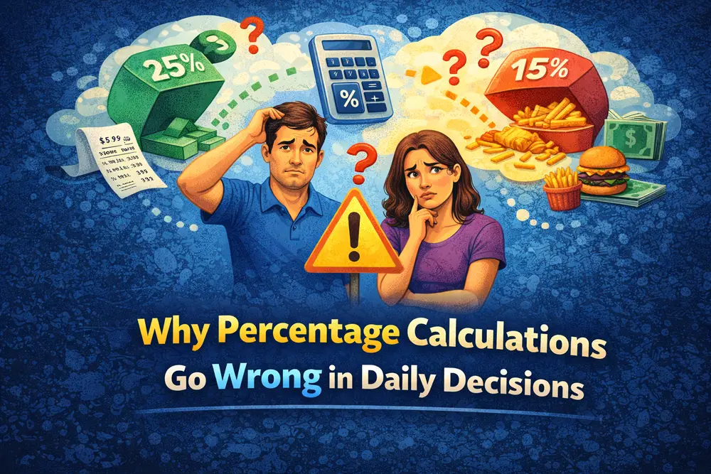 Why Percentage Calculations Go Wrong in Daily Decisions
